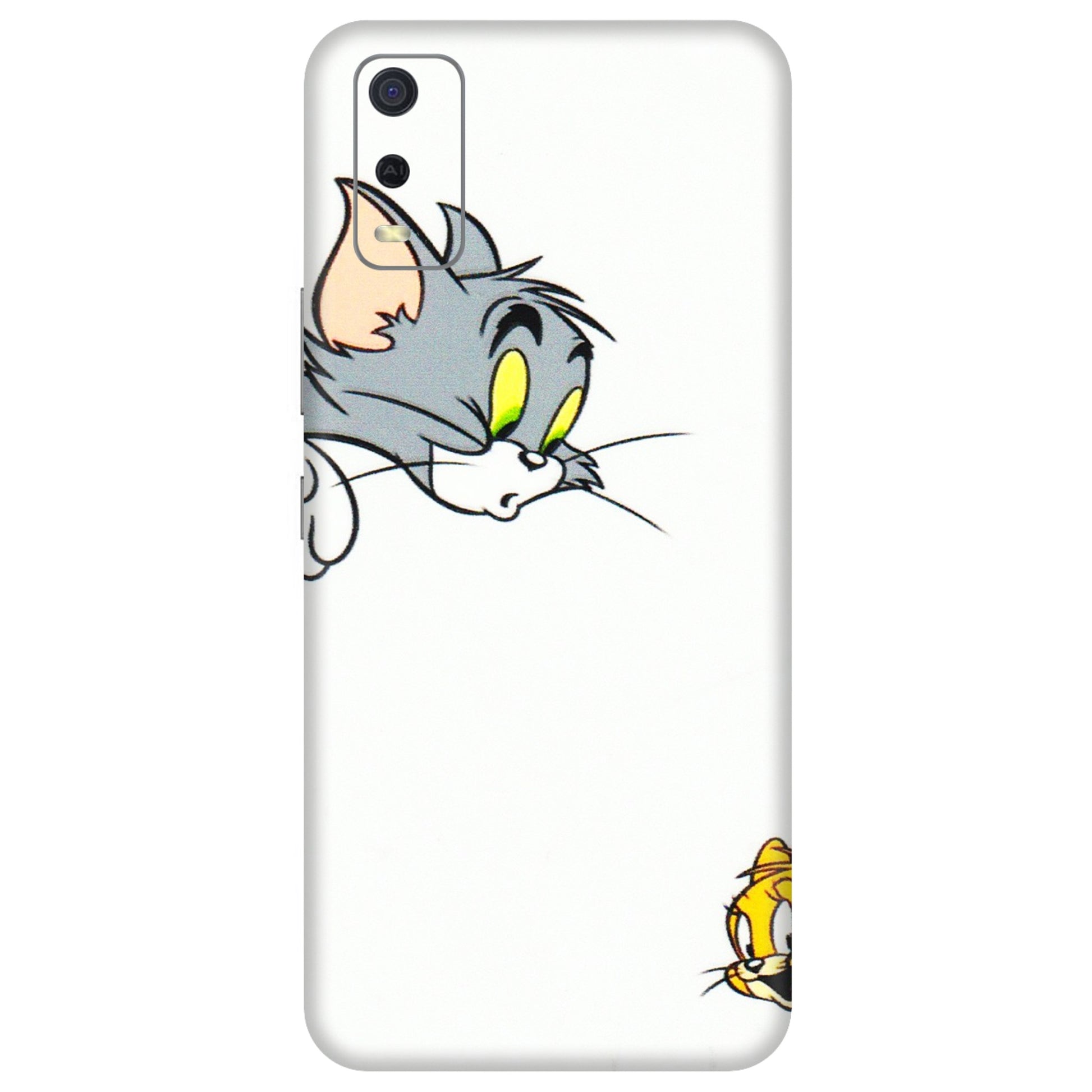 VIVO Y Series Phone Skins (All Models) - Cute Tom And Jerry - 3D Embossed Finish (L-220) Vivo Y3S
