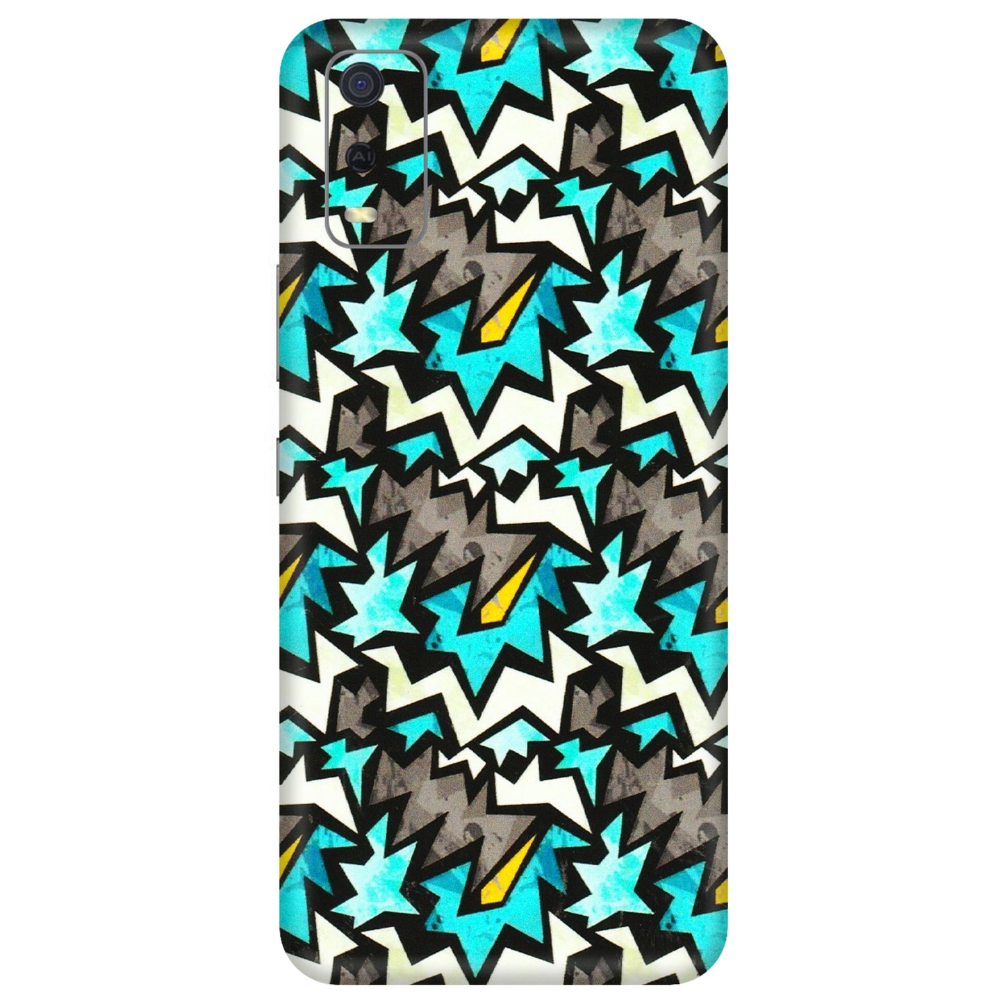 VIVO Y Series Phone Skins (All Models) - Funky Zig Zag - 3D Embossed Finish (L-223) Vivo Y3S