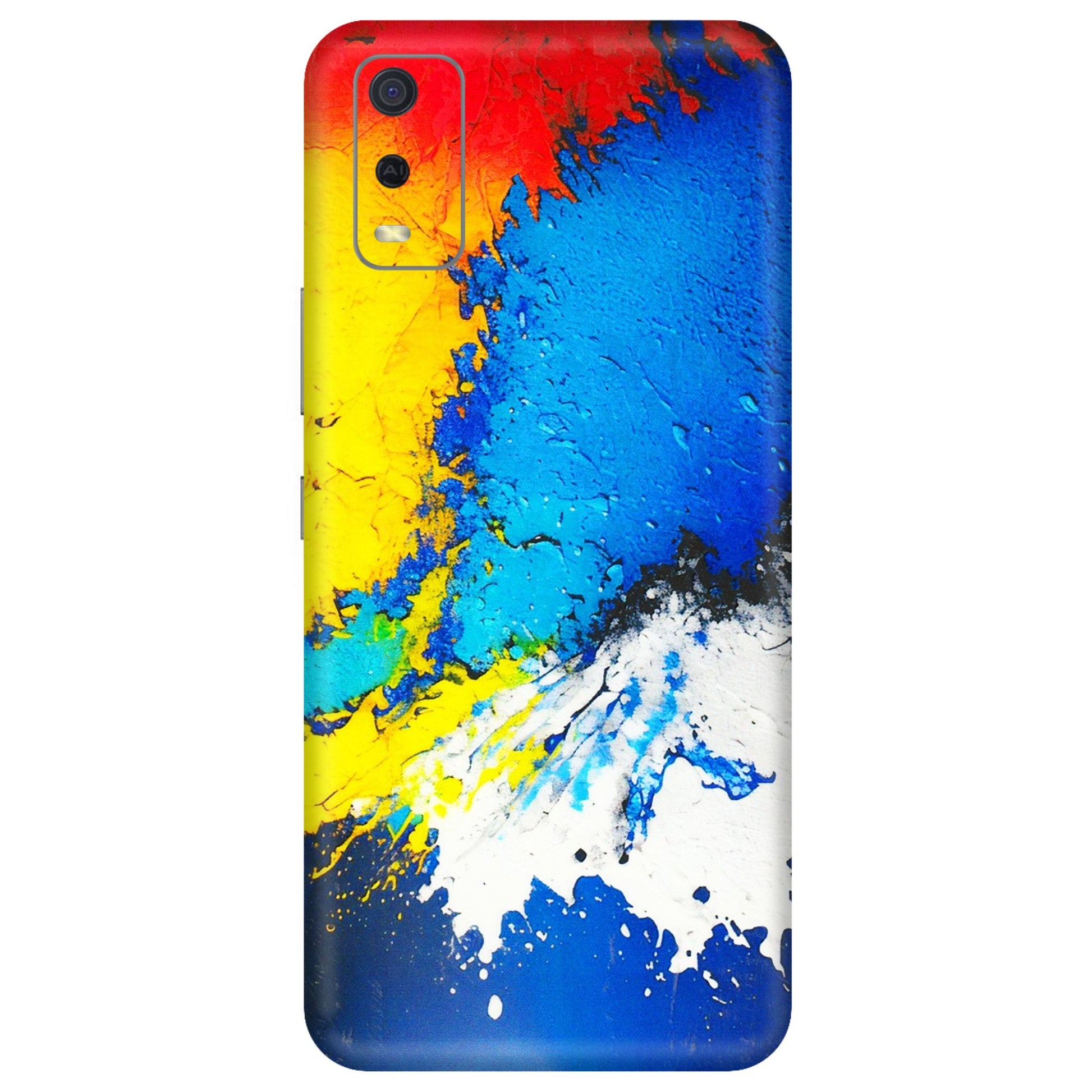 VIVO Y Series Phone Skins (All Models) - Acrylic Paint Spill - 3D Embossed Finish (L-229) Vivo Y3S