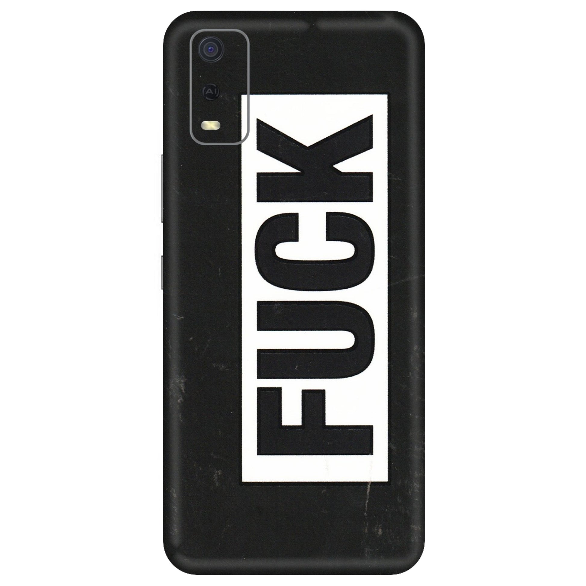 VIVO Y Series Phone Skins (All Models) - The F Word - 3D Embossed Finish (L-255) Vivo Y3S