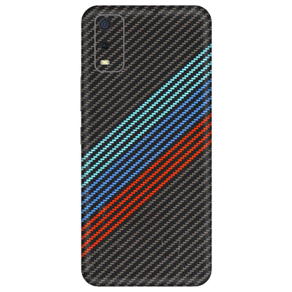 VIVO Y Series Phone Skins (All Models) - Carbon BM - 3D Embossed Finish (L-302) Vivo Y3S