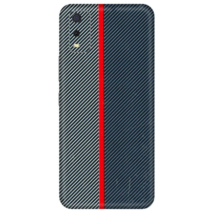 VIVO Y Series Phone Skins (All Models) - Blue Sober Lines - 3D Embossed Finish (L-305) Vivo Y3S