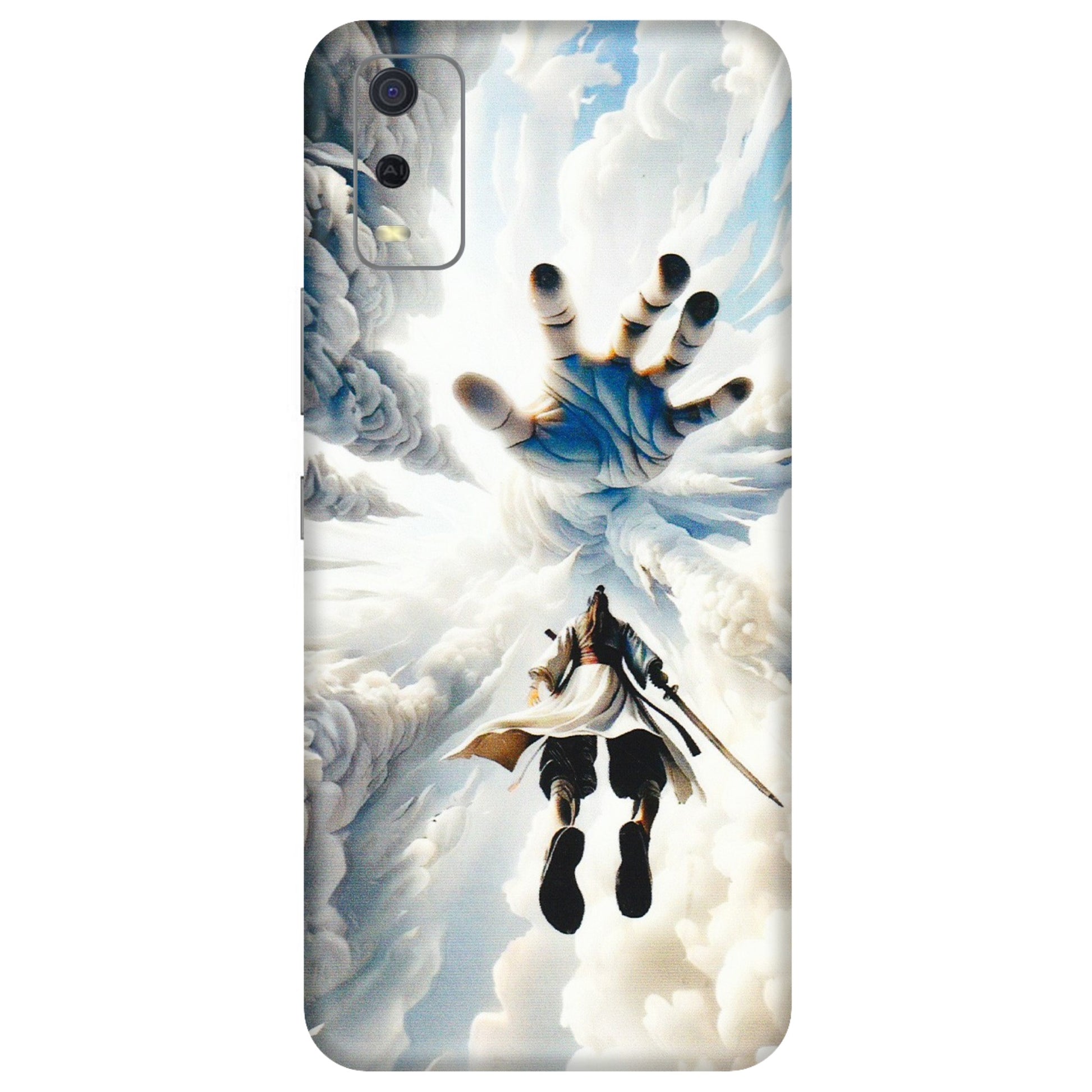VIVO Y Series Phone Skins (All Models) - Big Hand With Monkey King - 3D Embossed Finish (L-323) Vivo Y3S
