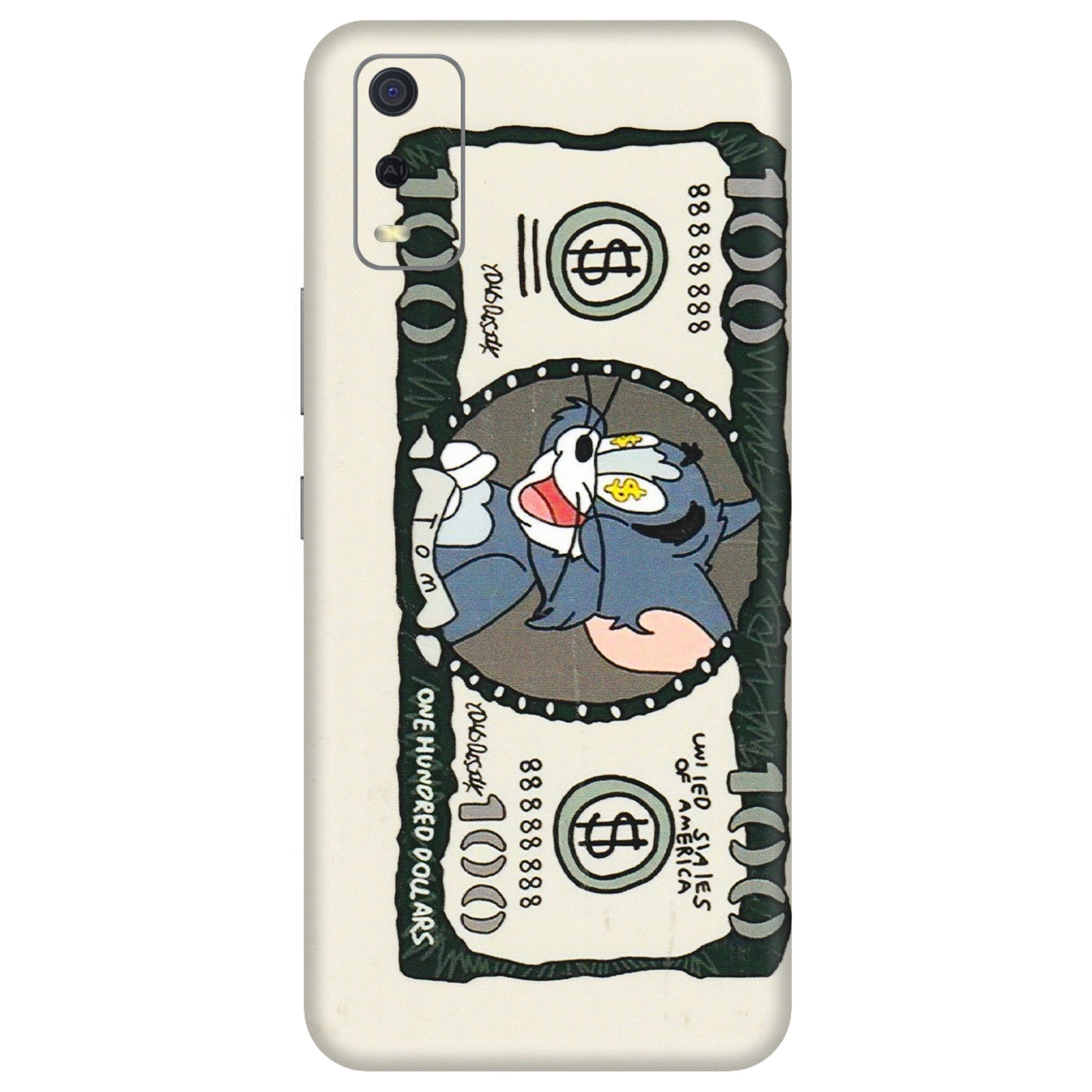 VIVO Y Series Phone Skins (All Models) - Tom Hundred Dollar - 3D Embossed Finish (L-324) Vivo Y3S