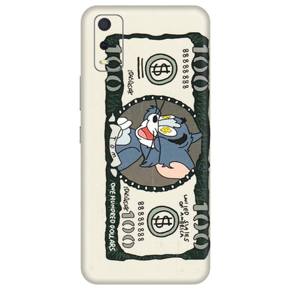 VIVO Y Series Phone Skins (All Models) - Tom Hundred Dollar - 3D Embossed Finish (L-324) Vivo Y3S