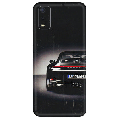 VIVO Y Series Phone Skins (All Models) - New Black Porsche GT3 - 3D Embossed Finish (L-327) Vivo Y3S