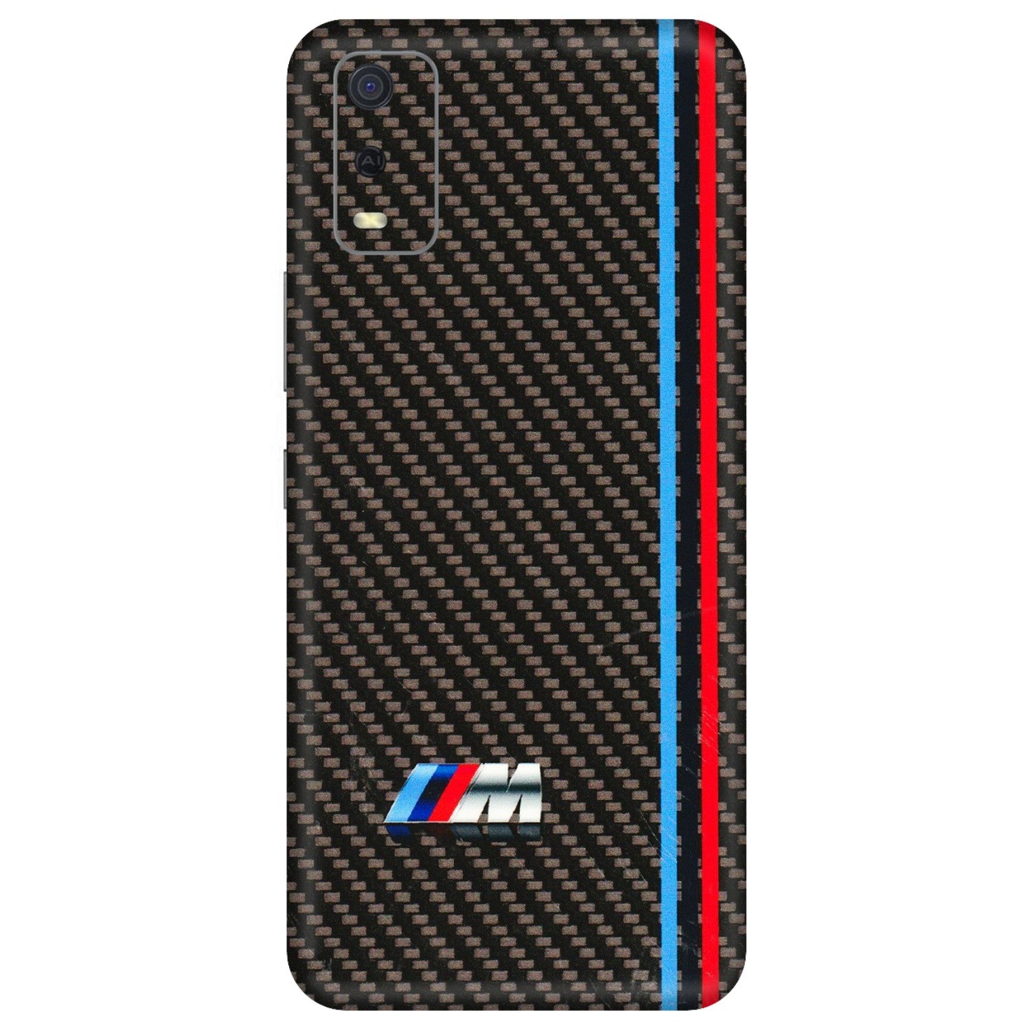 VIVO Y Series Phone Skins (All Models) - BM Carbon Fiber Feels - 3D Embossed Finish (L-38) Vivo Y3S