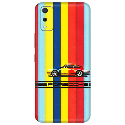 VIVO Y Series Phone Skins (All Models) - Multicolour Porche - 3D Embossed Finish (L-39) Vivo Y3S