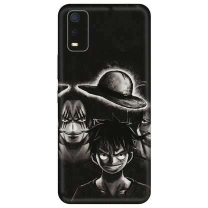 VIVO Y Series Phone Skins (All Models) - Black Luffy Hat - 3D Embossed Finish (L-57) Vivo Y3S