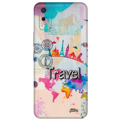 VIVO Y Series Phone Skins (All Models) - Travel The Wonders - Matte Finish (M-108) Vivo Y3S