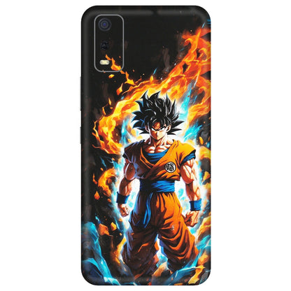 VIVO Y Series Phone Skins (All Models) - Goku Transformation Anime - Matte Finish (M-159) Vivo Y3S