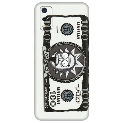 VIVO Y Series Phone Skins (All Models) - Rick And Morty Hundred Dollar Anime - Matte Finish (M-161) Vivo Y3S