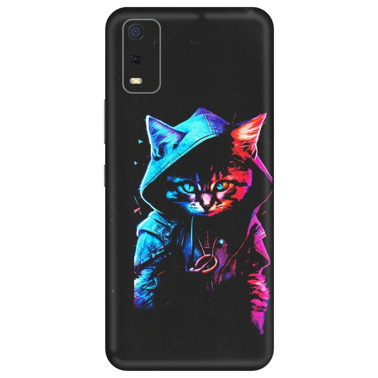 VIVO Y Series Phone Skins (All Models) - Cyberpunk Cat - Matte Finish (M-45) Vivo Y3S