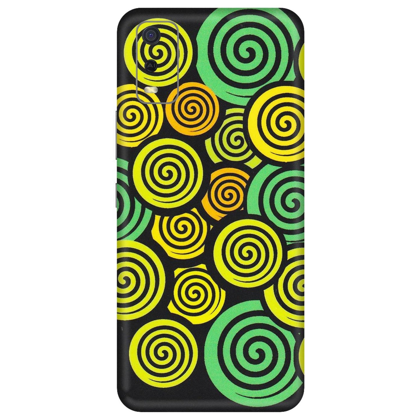 VIVO Y Series Phone Skins (All Models) - Crazy Spiral - Matte Finish (M-91) Vivo Y3S