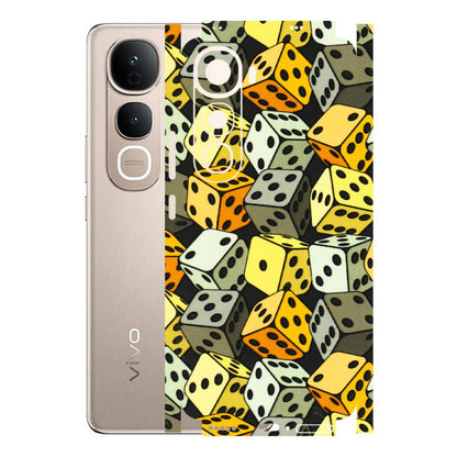 VIVO Y Series Phone Skins (All Models) - Dices Of Life - 3D Embossed Finish (L-04) Vivo Y400 5G