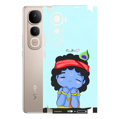 VIVO Y Series Phone Skins (All Models) - Radhe Radhe Cute Toon - 3D Embossed Finish (L-05) Vivo Y400 5G