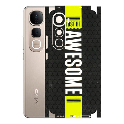 VIVO Y Series Phone Skins (All Models) - Just Be Awesome - 3D Embossed Finish (L-101) Vivo Y400 5G