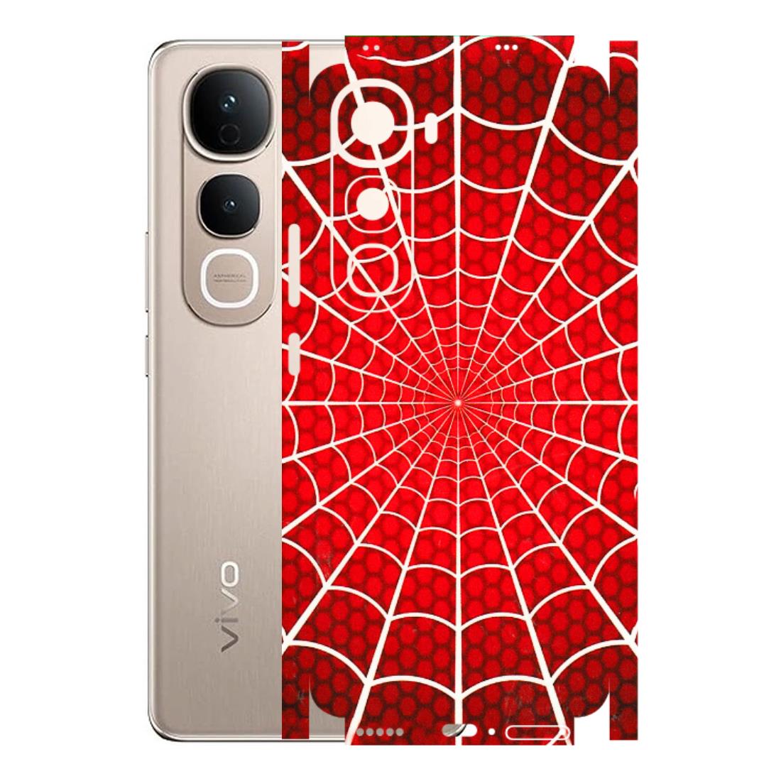 VIVO Y Series Phone Skins (All Models) - Classic Spidey Web - 3D Embossed Finish (L-115) Vivo Y400 5G