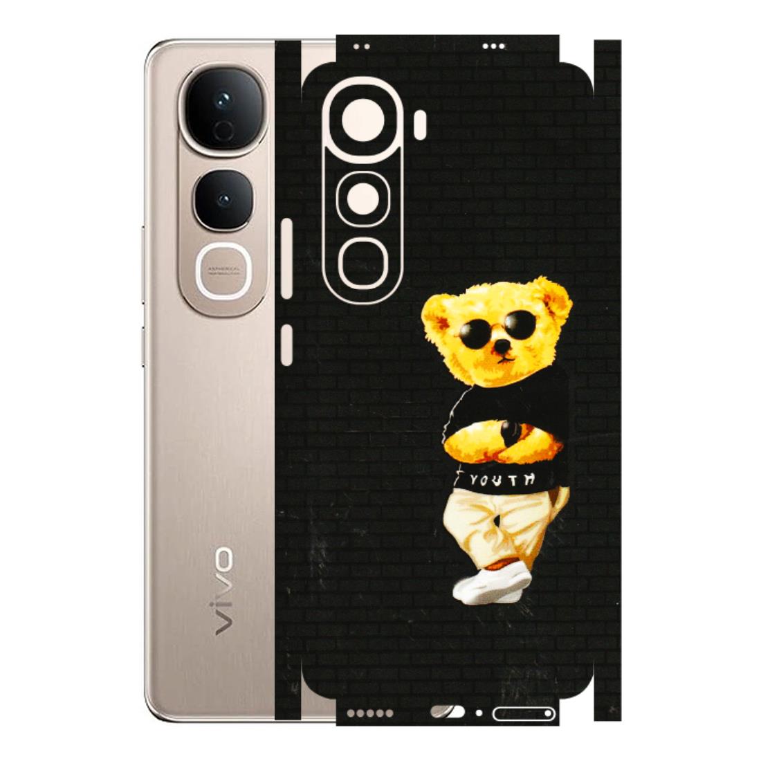 VIVO Y Series Phone Skins (All Models) - Classy Teddy Bear - 3D Embossed Finish (L-116) Vivo Y400 5G