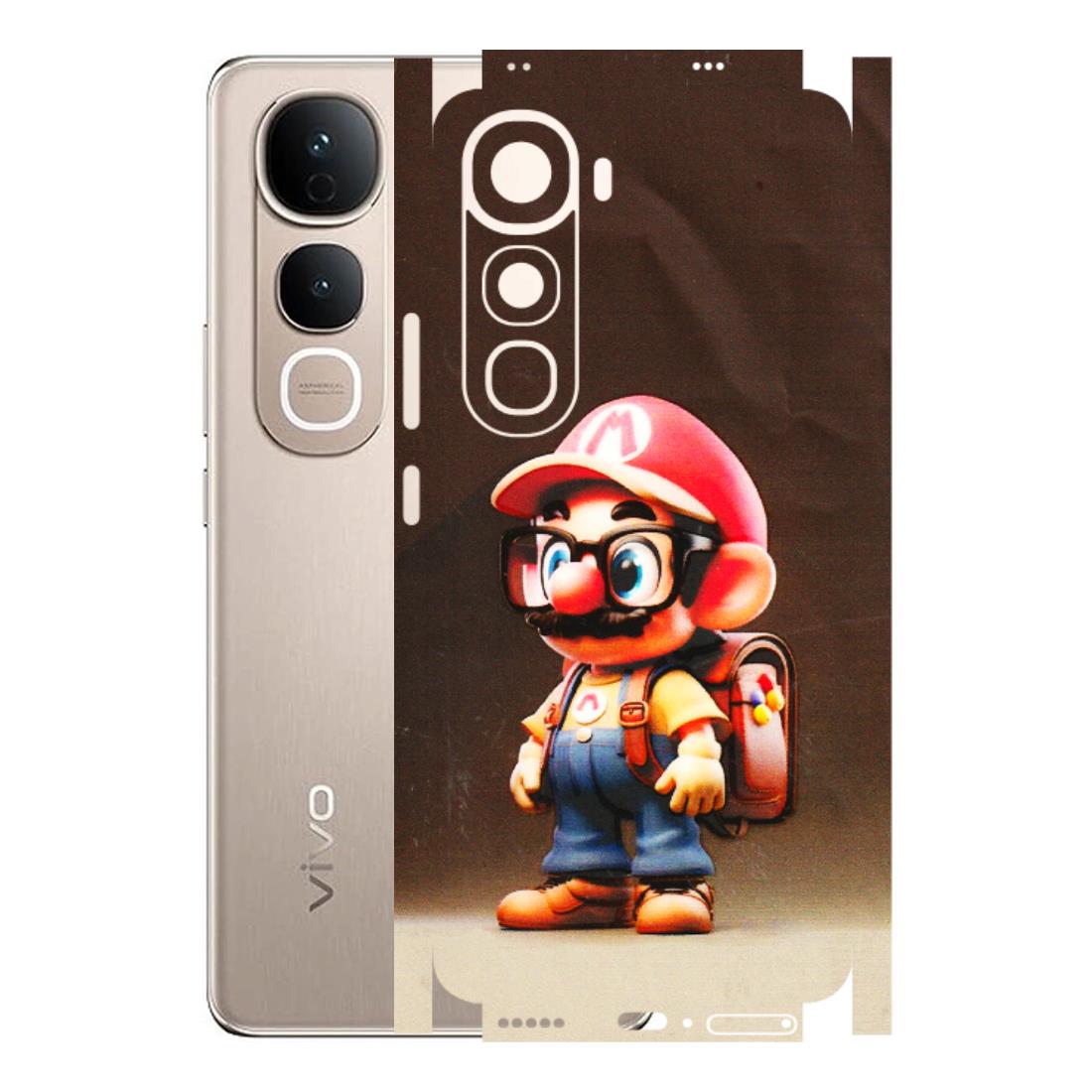 VIVO Y Series Phone Skins (All Models) - Little Mario - 3D Embossed Finish (L-119) Vivo Y400 5G