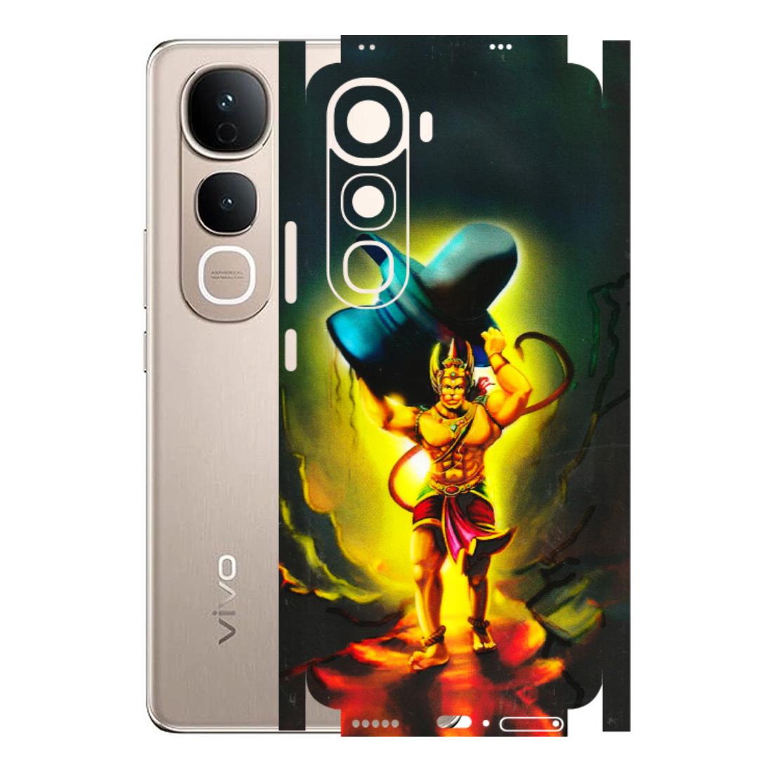 VIVO Y Series Phone Skins (All Models) - Hanuman Ji - 3D Embossed Finish (L-128) Vivo Y400 5G