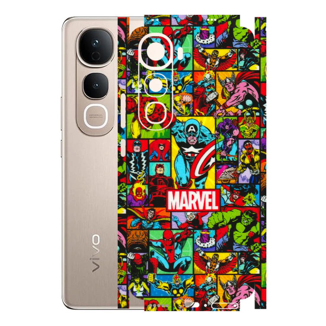 VIVO Y Series Phone Skins (All Models) - MARVELOUS Comic Characters - 3D Embossed Finish (L-129) Vivo Y400 5G
