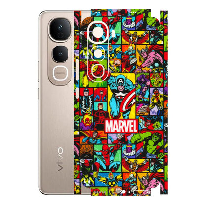 VIVO Y Series Phone Skins (All Models) - MARVELOUS Comic Characters - 3D Embossed Finish (L-129) Vivo Y400 5G