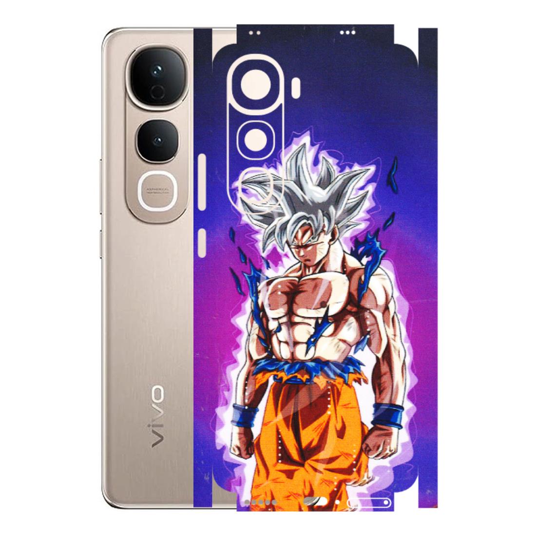 VIVO Y Series Phone Skins (All Models) - Goku Purple Anime - 3D Embossed Finish (L-147) Vivo Y400 5G