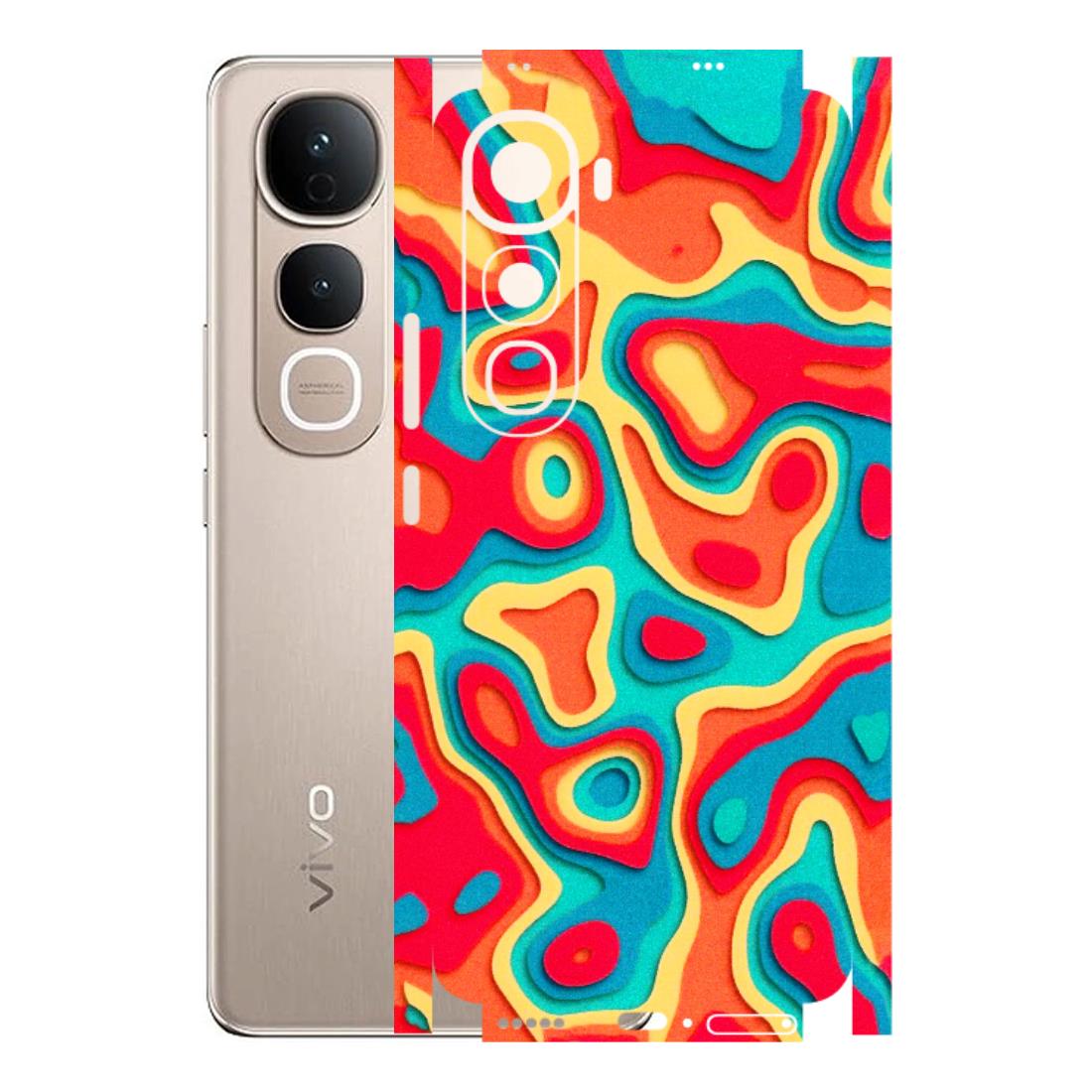 VIVO Y Series Phone Skins (All Models) - Abstract Swirl - 3D Embossed Finish (L-150) Vivo Y400 5G
