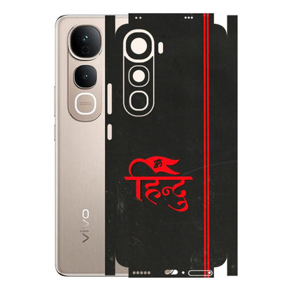 VIVO Y Series Phone Skins (All Models) - Hindu Black - 3D Embossed Finish (L-153) Vivo Y400 5G