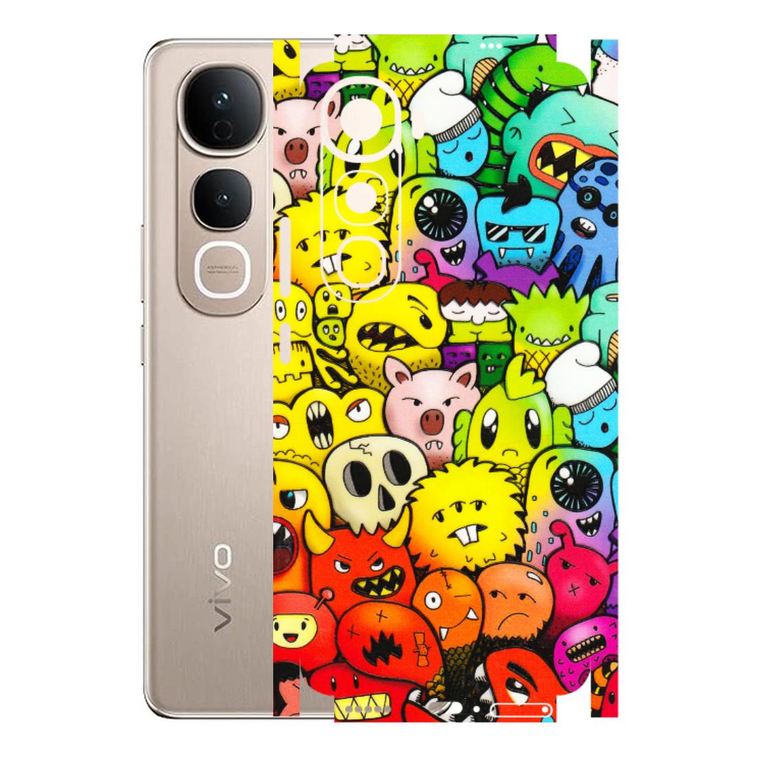 VIVO Y Series Phone Skins (All Models) - Angry Funkies - 3D Embossed Finish (L-169) Vivo Y400 5G