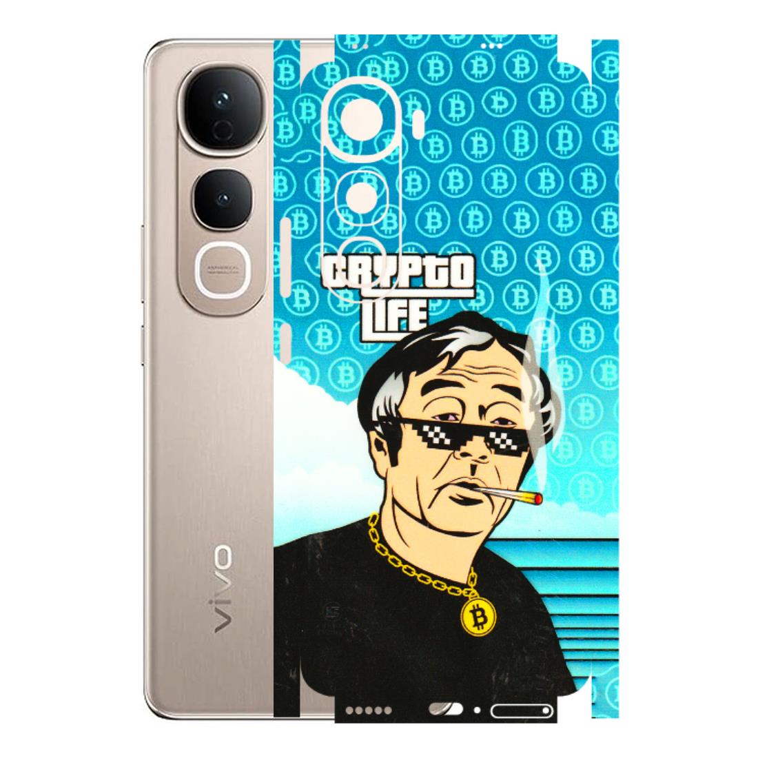 VIVO Y Series Phone Skins (All Models) - Crypto Thug Life - 3D Embossed Finish (L-179) Vivo Y400 5G