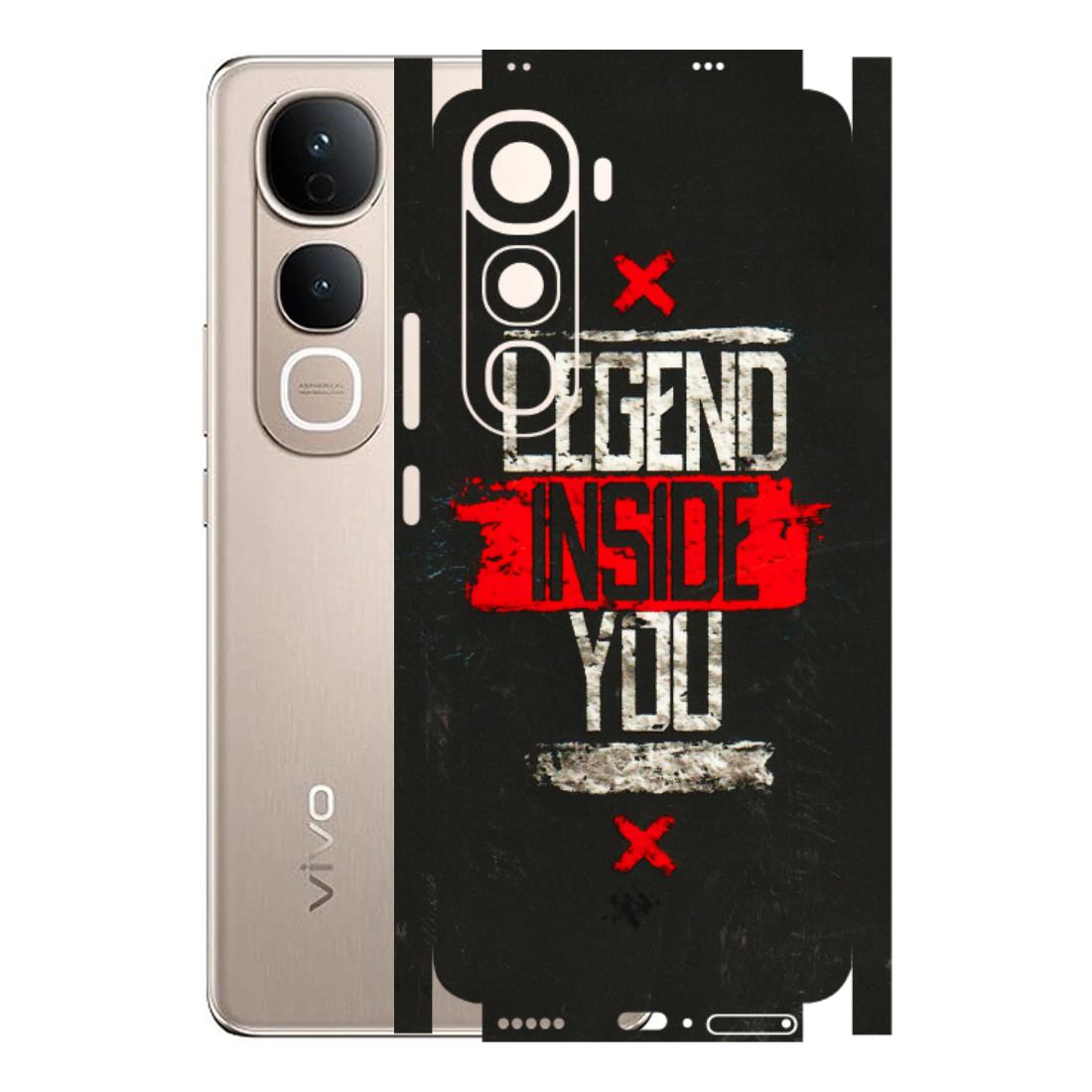VIVO Y Series Phone Skins (All Models) - Legend Inside You - 3D Embossed Finish (L-186) Vivo Y400 5G