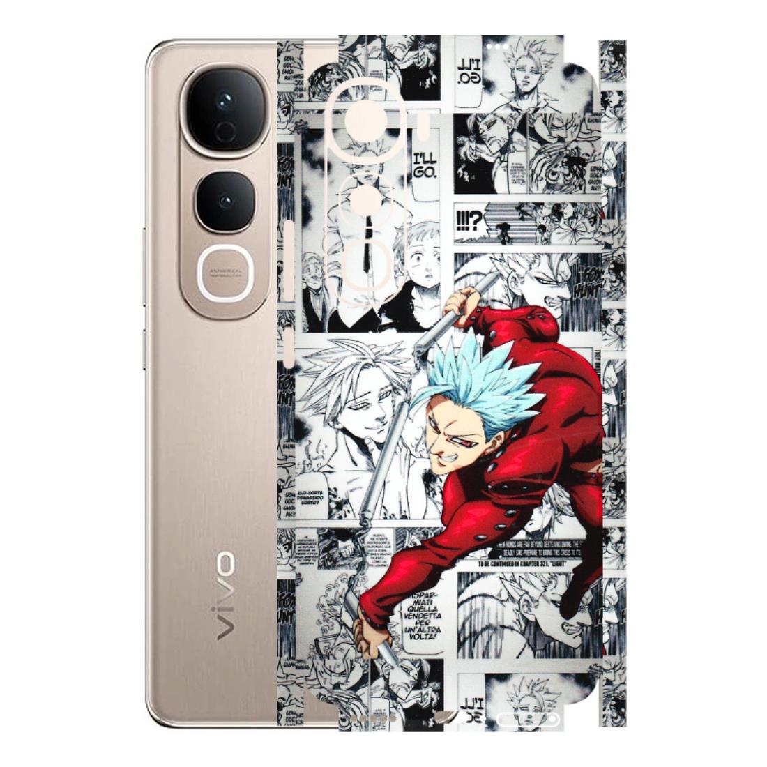 VIVO Y Series Phone Skins (All Models) - Anime Comic - 3D Embossed Finish (L-192) Vivo Y400 5G