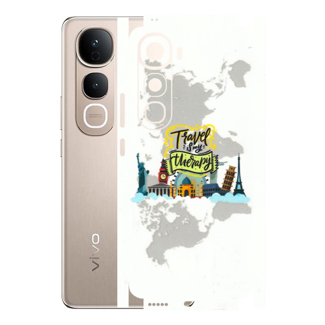 VIVO Y Series Phone Skins (All Models) - Travel Therapy - 3D Embossed Finish (L-199) Vivo Y400 5G