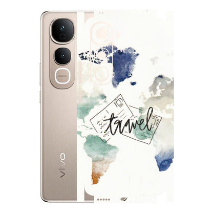 VIVO Y Series Phone Skins (All Models) - Travel The World - 3D Embossed Finish (L-232) Vivo Y400 5G
