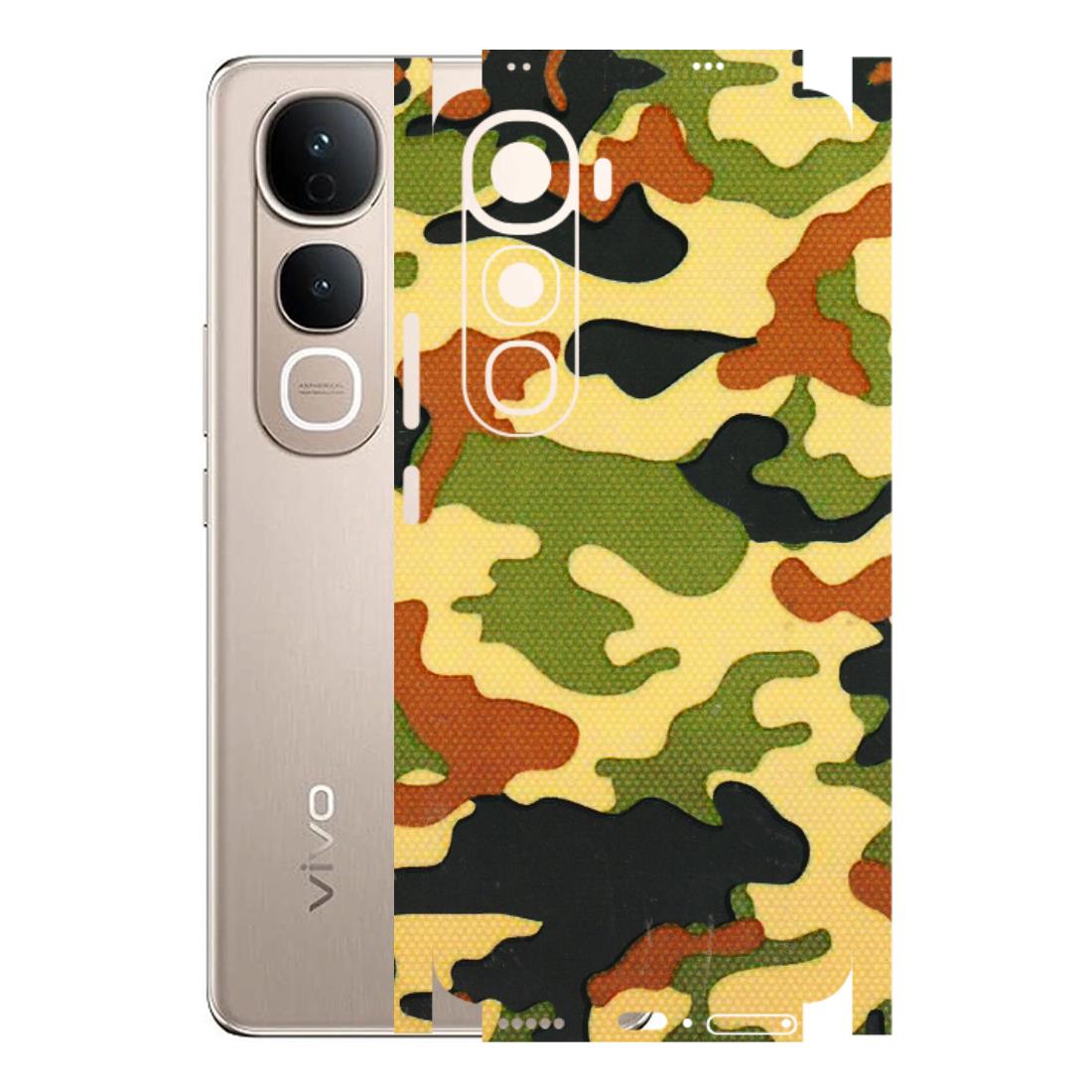 VIVO Y Series Phone Skins (All Models) - Indian Military - 3D Embossed Finish (L-234) Vivo Y400 5G