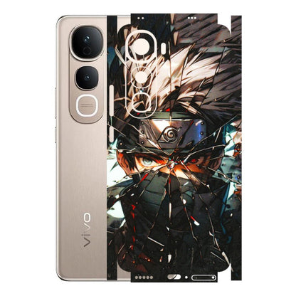 VIVO Y Series Phone Skins (All Models) - Kakashi Shattered Glass Effect - 3D Embossed Finish (L-237) Vivo Y400 5G