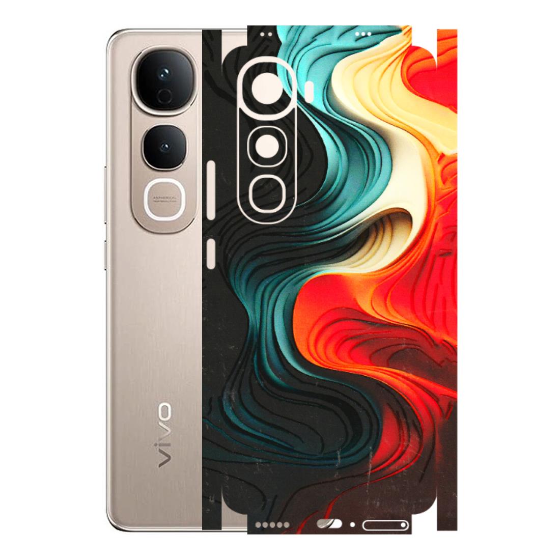 VIVO Y Series Phone Skins (All Models) - The Silky Swirl - 3D Embossed Finish (L-240) Vivo Y400 5G