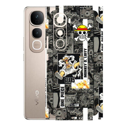 VIVO Y Series Phone Skins (All Models) - Cuffy Anime MonkeyCamic - 3D Embossed Finish (L-242) Vivo Y400 5G