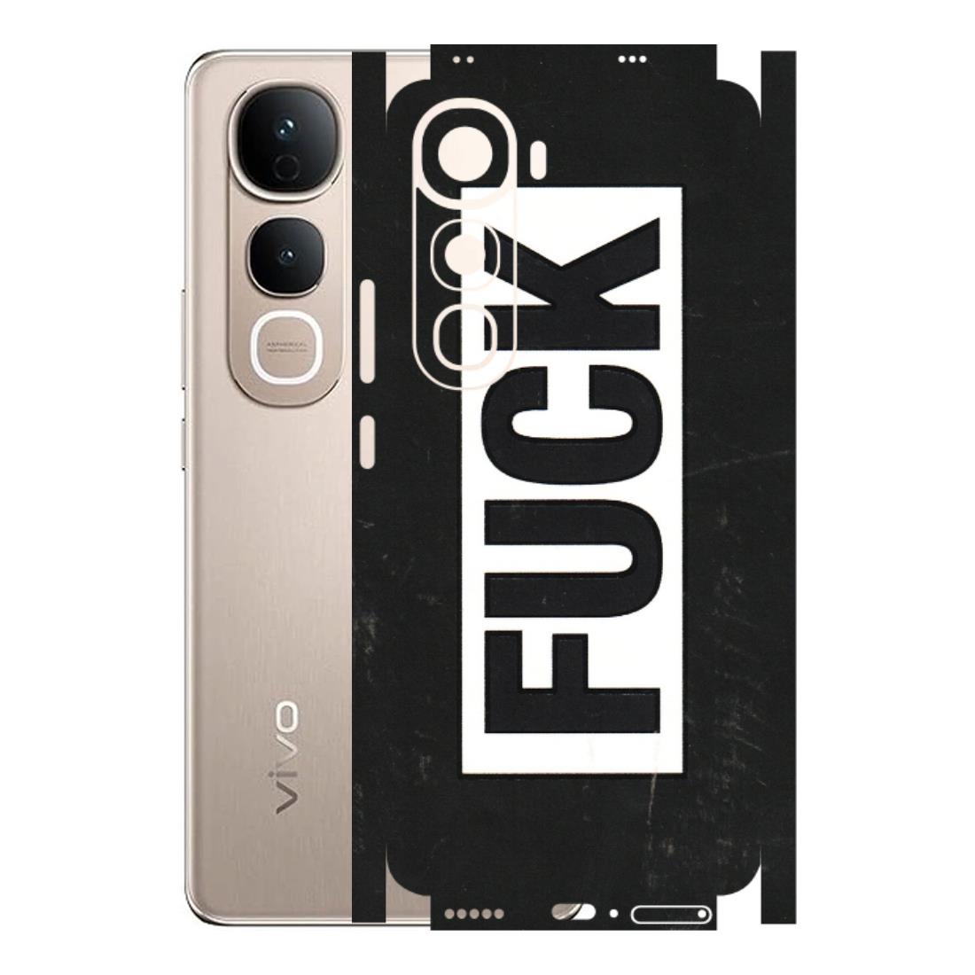 VIVO Y Series Phone Skins (All Models) - The F Word - 3D Embossed Finish (L-255) Vivo Y400 5G