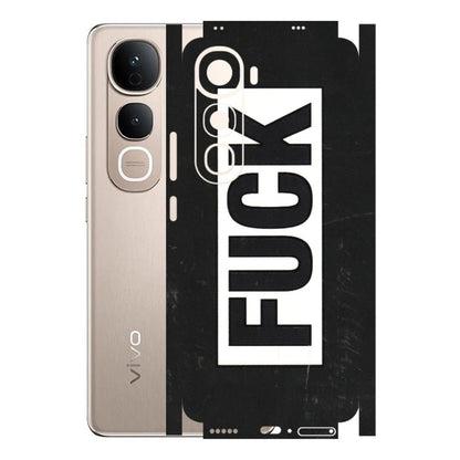 VIVO Y Series Phone Skins (All Models) - The F Word - 3D Embossed Finish (L-255) Vivo Y400 5G