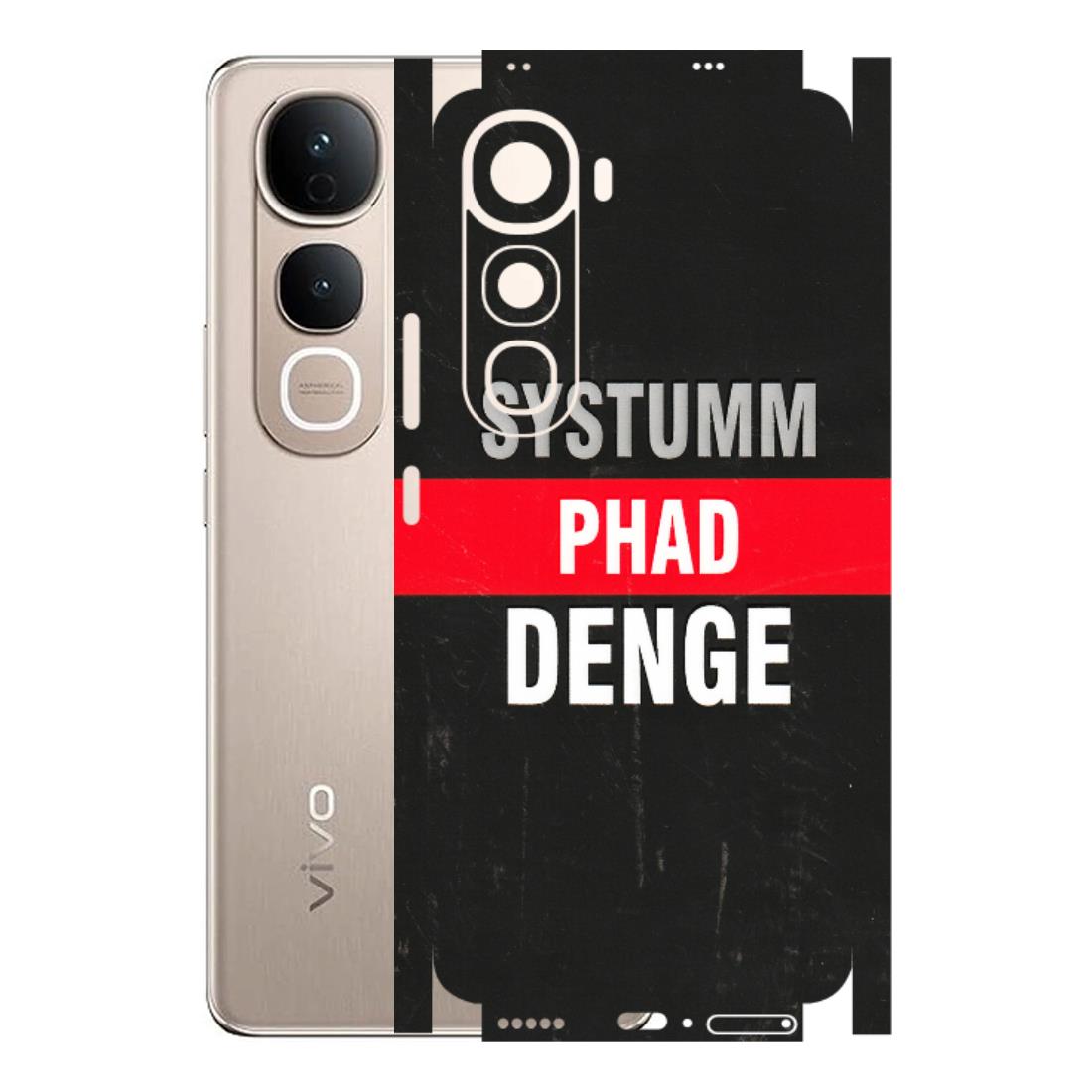 VIVO Y Series Phone Skins (All Models) - Systumm Phad Denge - 3D Embossed Finish (L-278) Vivo Y400 5G