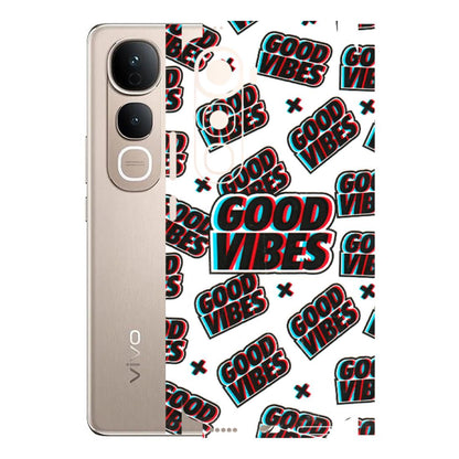 VIVO Y Series Phone Skins (All Models) - Good Vibes - 3D Embossed Finish (L-282) Vivo Y400 5G