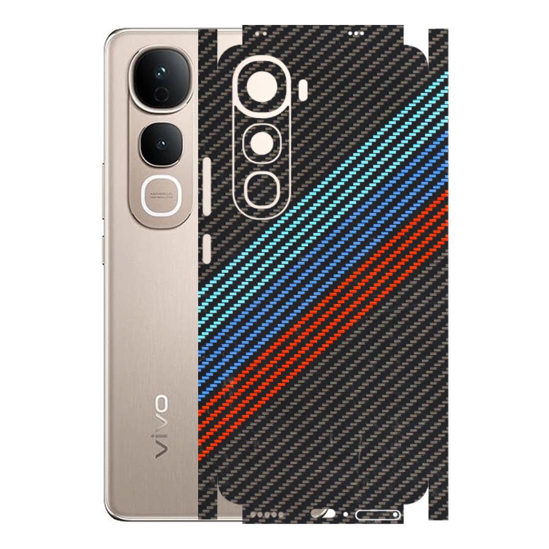 VIVO Y Series Phone Skins (All Models) - Carbon BM - 3D Embossed Finish (L-302) Vivo Y400 5G