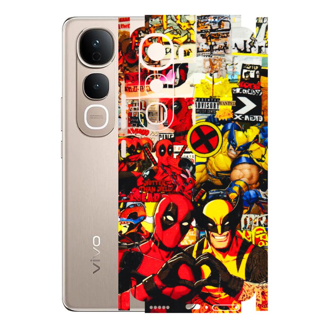 VIVO Y Series Phone Skins (All Models) - Spidy Wolverine - 3D Embossed Finish (L-310) Vivo Y400 5G