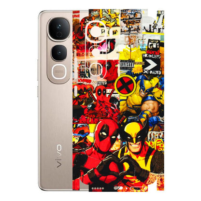VIVO Y Series Phone Skins (All Models) - Spidy Wolverine - 3D Embossed Finish (L-310) Vivo Y400 5G