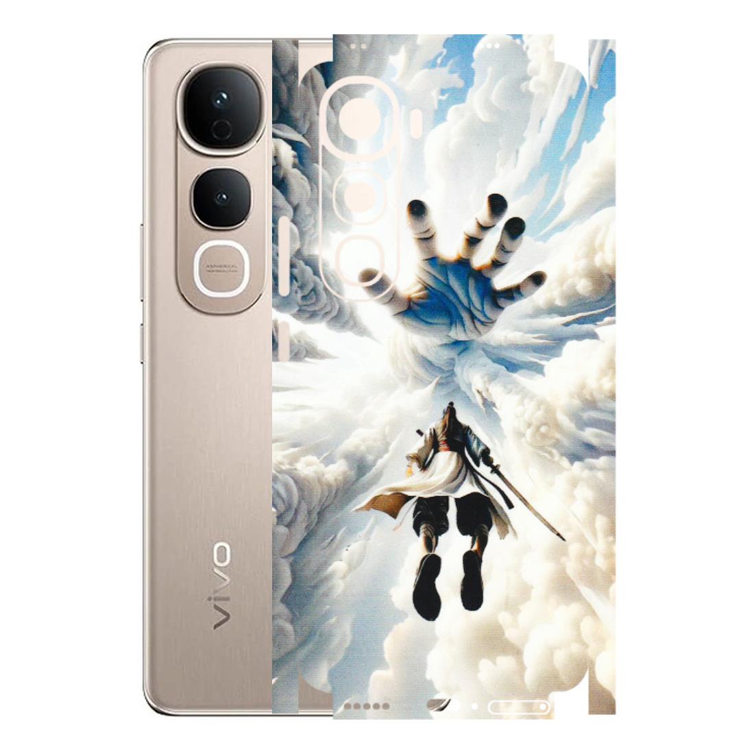 VIVO Y Series Phone Skins (All Models) - Big Hand With Monkey King - 3D Embossed Finish (L-323) Vivo Y400 5G