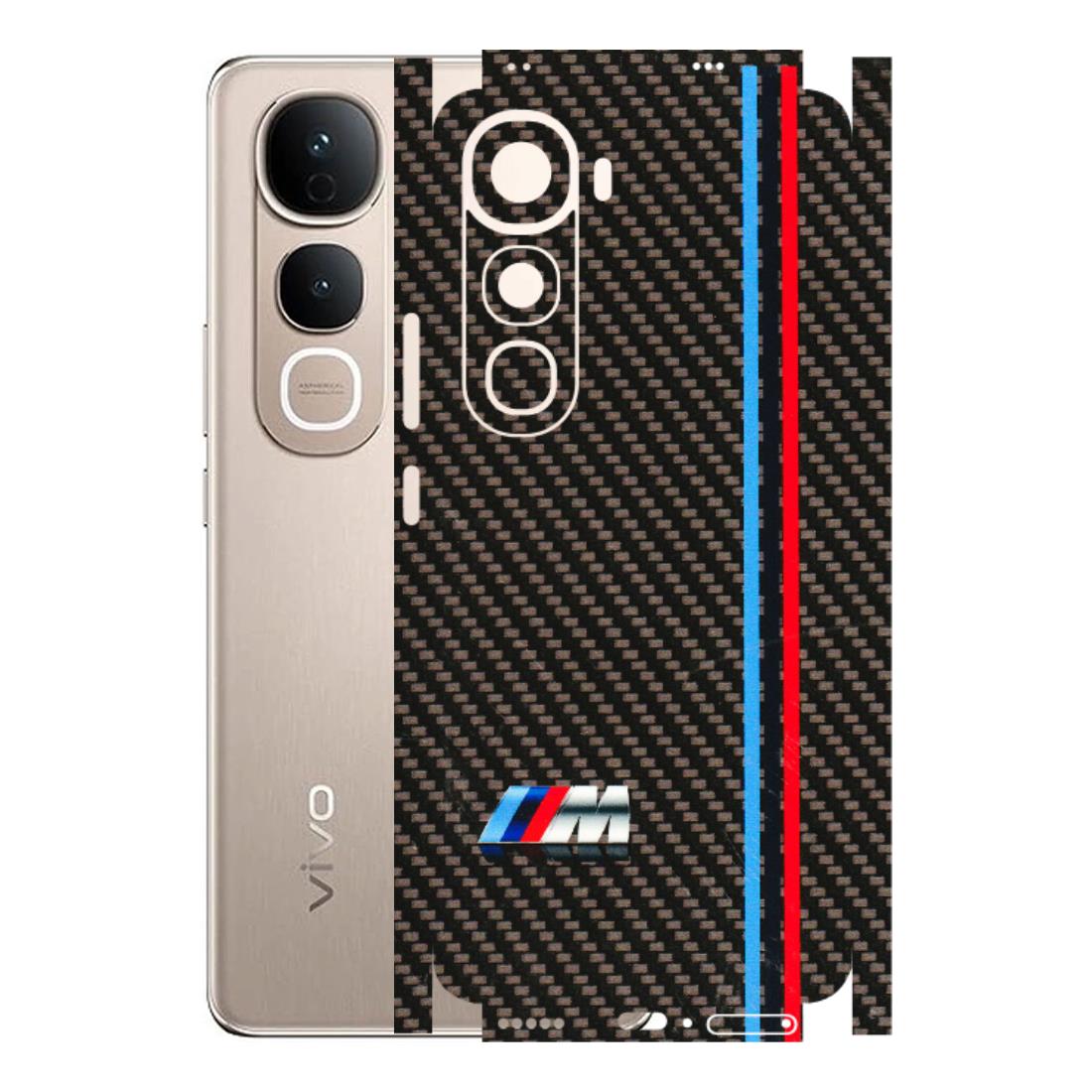 VIVO Y Series Phone Skins (All Models) - BM Carbon Fiber Feels - 3D Embossed Finish (L-38) Vivo Y400 5G