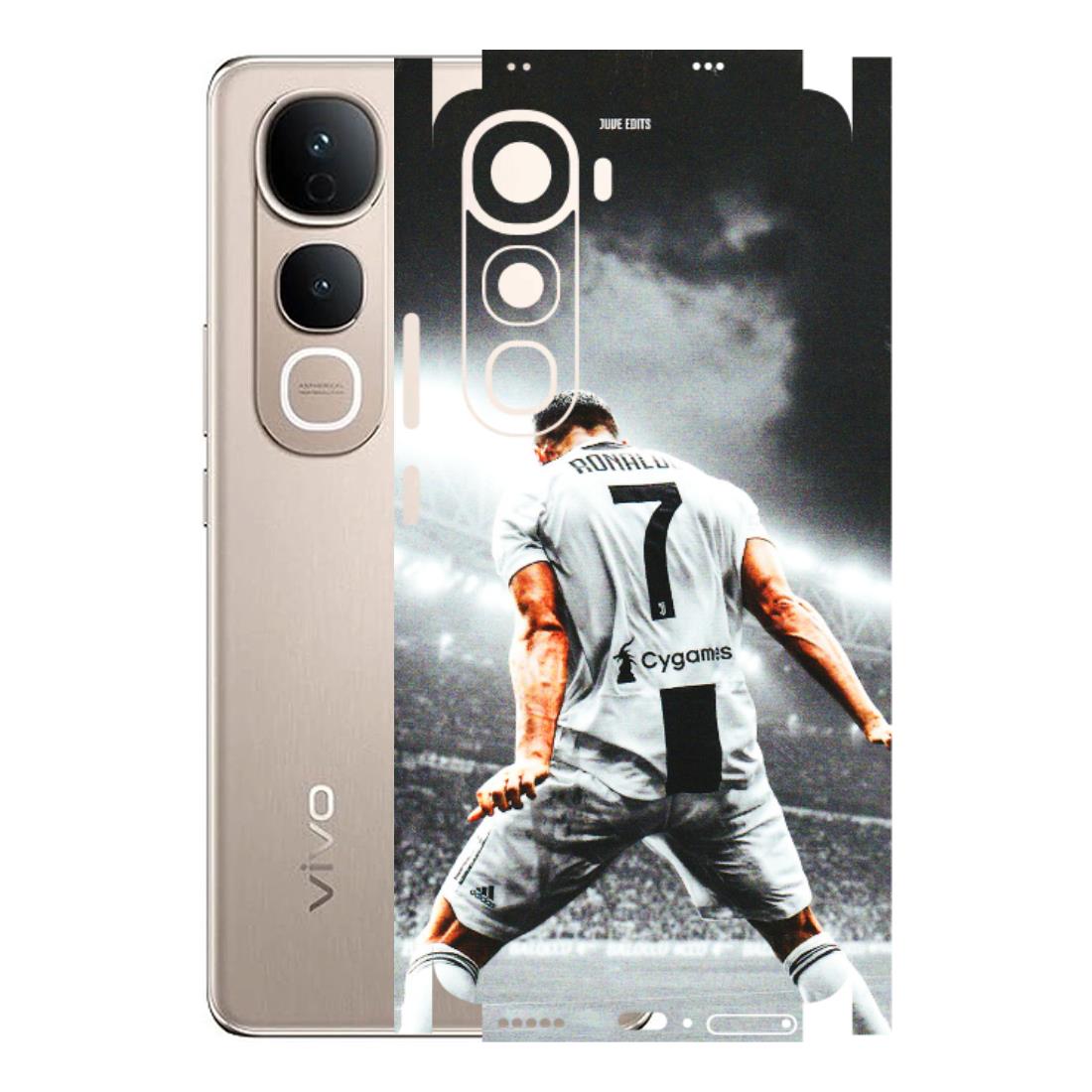 VIVO Y Series Phone Skins (All Models) - Ronaldo CR7 Crazy - 3D Embossed Finish (L-44) Vivo Y400 5G
